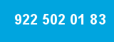 922 502 01 83
